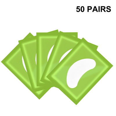 50 pāri skropstu pieaudzēšanas plāksteris, hidrogēla plāksteri, grima skropstu pieaudzēšana zem acīm.