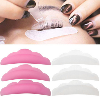 5 Pairs Silicone Eyelash Pad Lash Extension Supplies Μακιγιάζ Αξεσουάρ Eyelash Extension Lash Lifting Pad Silicone Perm