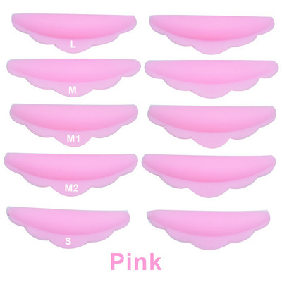 5 Pairs Silicone Eyelash Pad Lash Extension Supplies Μακιγιάζ Αξεσουάρ Eyelash Extension Lash Lifting Pad Silicone Perm