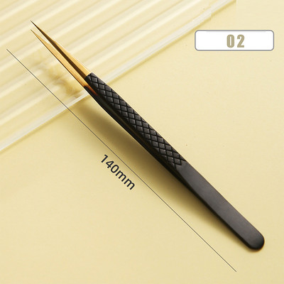 1Gb Skropstu pincetes Antistatiskas Nemagnētiskas Profesionāla Pincet 3D Skropstu pieaudzēšanas Pincete 100% Closure Makeup Tool