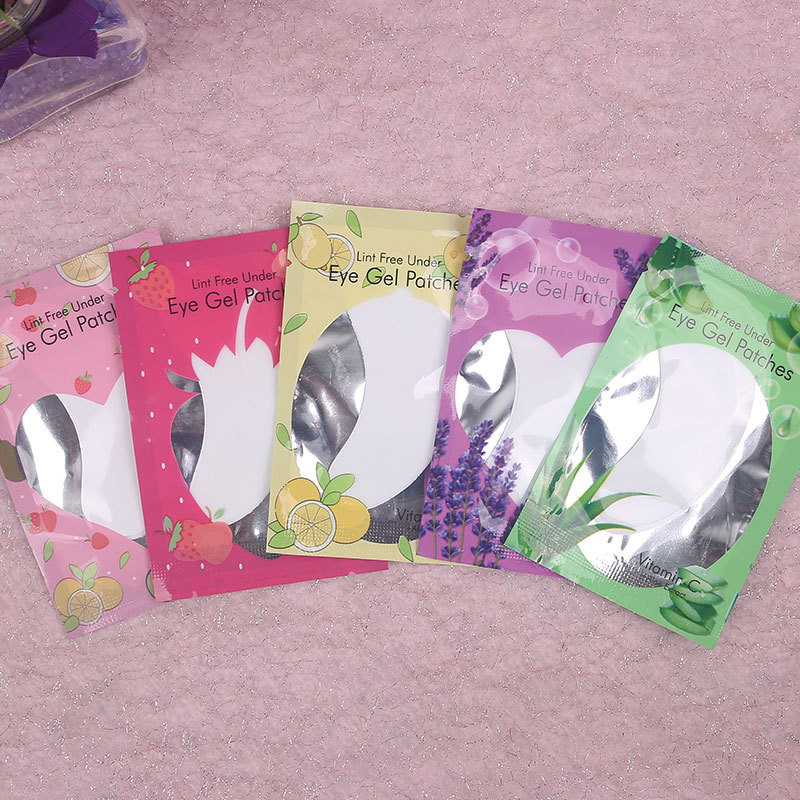 25 pari = 50 kom V oblikovani flasteri za trepavice Hidrogel flasteri za oči Ekstenzije umjetnih trepavica Jastučići ispod očiju Alati za šminkanje za žene