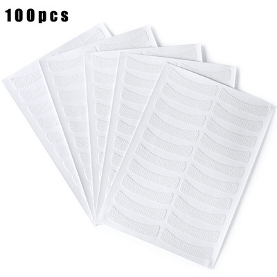 100/200Gb Skropstu pieaudzēšanas plāksteris Medicīniskā neaustie audumi zem acīm Paliktņi Uzlīmes Skropstu pieaudzēšanas piederumi Aplauzuma rīki