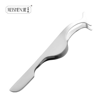 1PC Pincetes Melnas uzacu pincetes Viltus skropstu aplikators Rozā skropstu pincetes Clip Beauty Makeup Tool skropstu pincetes