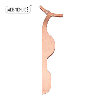 1PC Pincetes Melnas uzacu pincetes Viltus skropstu aplikators Rozā skropstu pincetes Clip Beauty Makeup Tool skropstu pincetes