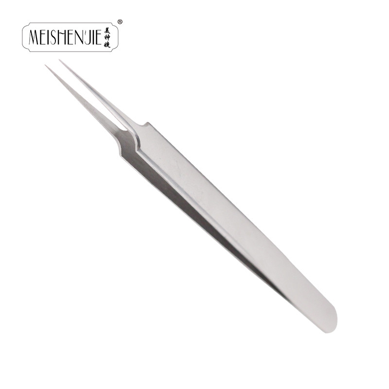 1 vnt Pincetas Juodas antakių pincetas netikrų blakstienų aplikatorius Rožinis blakstienų pincetas Clip Beauty Makeup Tool blakstienų pincetas