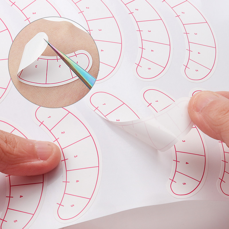 70 pár szemmatrica szempilla hosszabbító beoltott szempilla szempárna papír tapaszok pakolások gyakorló tapaszok női sminkeszközök