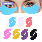 Új újrafelhasználható 1 pár szempárna szilikon csíkos szempilla emelő szempilla hosszabbító hidrogél tapaszok szem alatti gél tapasz sminkeszközök