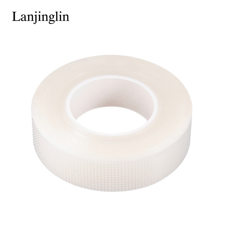 LANJINGLIN 5 rola prozirne PE ljepljive trake ispod trake za jastučiće za umjetne trepavice, alati za šminkanje, flaster za trepavice