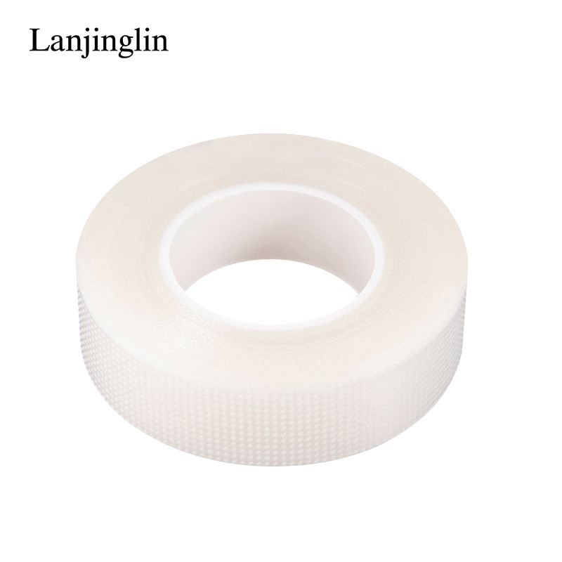 LANJINGLIN 5 rola prozirne PE ljepljive trake ispod trake za jastučiće za umjetne trepavice, alati za šminkanje, flaster za trepavice