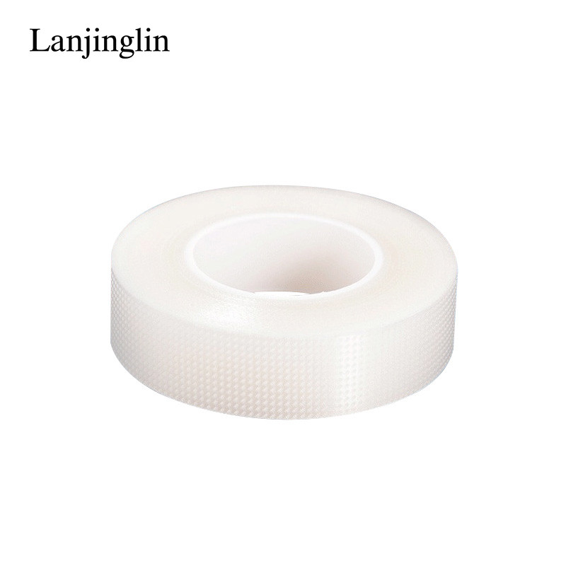 LANJINGLIN 5 rola prozirne PE ljepljive trake ispod trake za jastučiće za umjetne trepavice, alati za šminkanje, flaster za trepavice