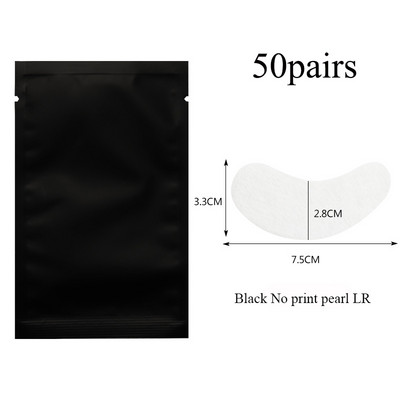 50 pari flastera za naljepnice ispod očiju Jastučić za crne oči Naljepnice za naljepnice bez dlačica Gel flaster za oči za alat za produljenje trepavica