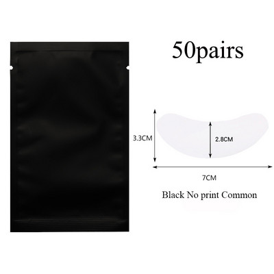 50 pari flastera za naljepnice ispod očiju Jastučić za crne oči Naljepnice za naljepnice bez dlačica Gel flaster za oči za alat za produljenje trepavica