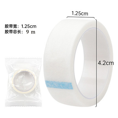 Skropstu lente 10 ruļļi elpojoša neausta auduma līmlente roku plīsumiem Acu uzlīmes skropstu pieaudzēšana, grima instrumenti
