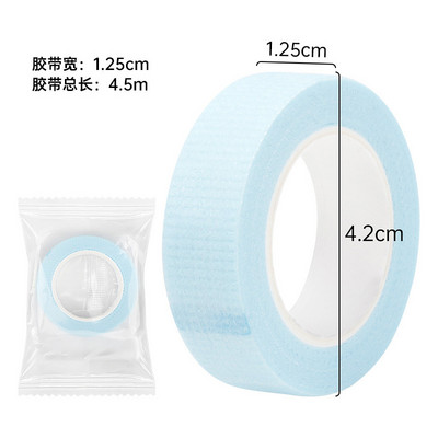 Skropstu lente 10 ruļļi elpojoša neausta auduma līmlente roku plīsumiem Acu uzlīmes skropstu pieaudzēšana, grima instrumenti