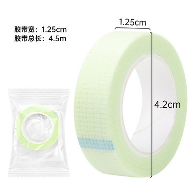 Skropstu lente 10 ruļļi elpojoša neausta auduma līmlente roku plīsumiem Acu uzlīmes skropstu pieaudzēšana, grima instrumenti