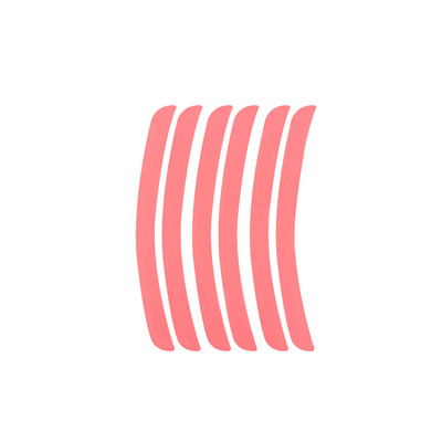 NICOO 6 komada silikonskih jastučića s prugama za višekratnu upotrebu flaster za nadogradnju trepavica Šminka Lash Lift jastučići za oči Silikonski flasteri za nadogradnju trepavica