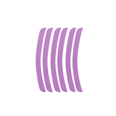 NICOO 6 komada silikonskih jastučića s prugama za višekratnu upotrebu flaster za nadogradnju trepavica Šminka Lash Lift jastučići za oči Silikonski flasteri za nadogradnju trepavica