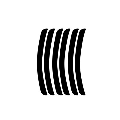 NICOO 6 komada silikonskih jastučića s prugama za višekratnu upotrebu flaster za nadogradnju trepavica Šminka Lash Lift jastučići za oči Silikonski flasteri za nadogradnju trepavica