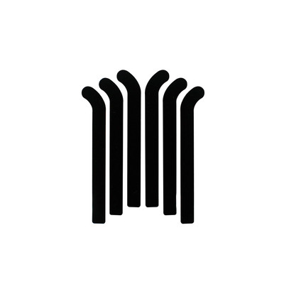 NICOO 6 komada silikonskih jastučića s prugama za višekratnu upotrebu flaster za nadogradnju trepavica Šminka Lash Lift jastučići za oči Silikonski flasteri za nadogradnju trepavica