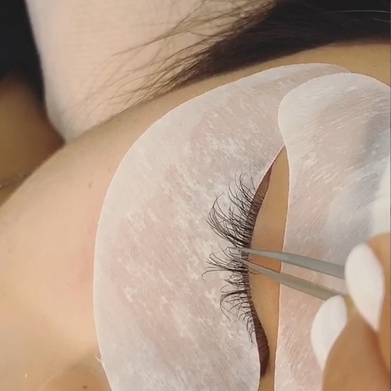 Szem alatti párnák 10 db szempilla hosszabbító tapaszok természetes hidrogél szempilla hosszabbító kellékek gél professzionális