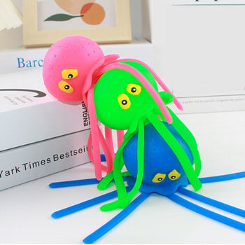 Бебешки играчки за баня Гъба Водопоглъщаща Октопод Стискане Играчки за облекчаване на стреса Лятна игра за плуване Водна играчка за деца