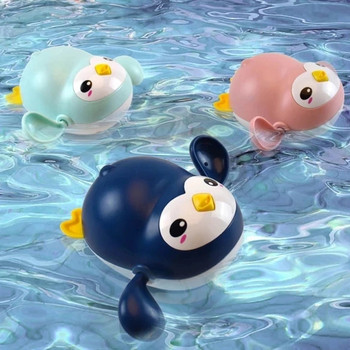 Μωρό Παιχνίδια μπάνιου Μπάνιου Χαριτωμένο Πισίνα Φάλαινα με πάπια Κλασική Αλυσίδα Κουρδιστό Παιχνίδι νερού για Παιδιά Παιχνίδια με νερό
