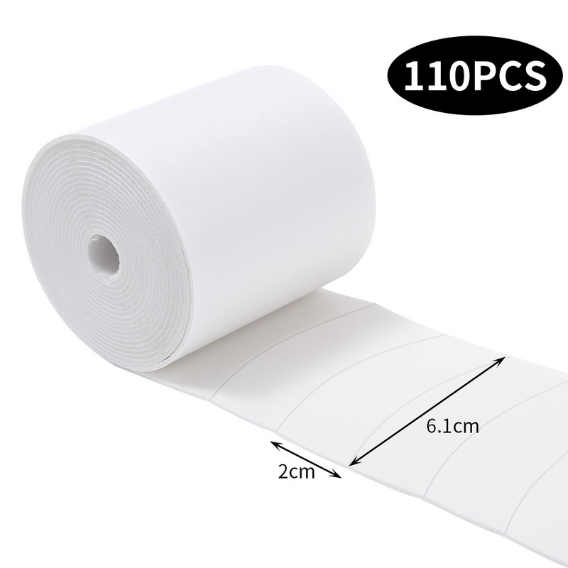 110 τμχ Foam Isolation Shims Eyelash Eye Patch Professional Eyelash Extension Αναπνεύσιμα επιθέματα ματιών εμβολιασμού Εργαλεία μακιγιάζ βλεφαρίδων