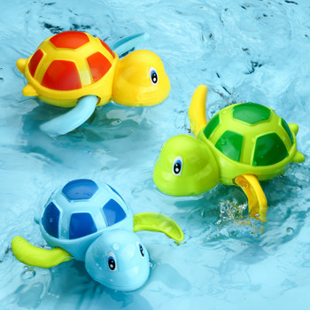 Бебешки играчки за баня, къпане, сладка плуваща костенурка, кит, басейн, плаж, класическа верига, водна играчка с часовников механизъм за деца, играчки за игра с вода