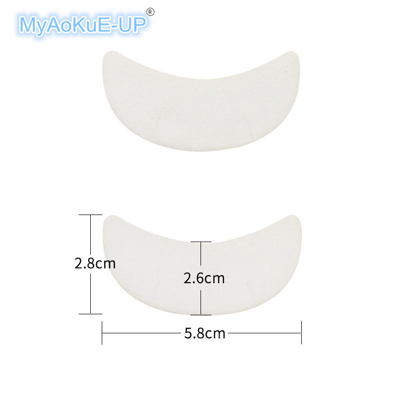 50 porų / siunta Blakstienų gelis pleistrai Valties formos Akių pagalvėlės blakstienų priauginimui Akių patarimai Lipdukai Apvyniojimai Makiažo įrankiai Pakuotė
