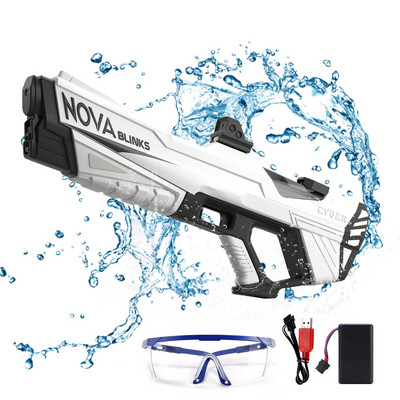 2024. gada automātiskā vasaras elektriskā rotaļlieta, ūdens pistole, indukcijas ūdens pistole, augstas tehnoloģijas izsmidzināma baseina pludmales āra ūdens cīņas rotaļlieta bērniem