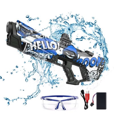 2024. gada automātiskā vasaras elektriskā rotaļlieta, ūdens pistole, indukcijas ūdens pistole, augstas tehnoloģijas izsmidzināma baseina pludmales āra ūdens cīņas rotaļlieta bērniem