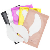 50 porų blakstienų hidrogelinis akių popieriaus pleistras be pūkelių po akimis gelio pagalvėlė, priauginta blakstienų, akių galiukų lipduko apvyniojimo makiažo priemonė