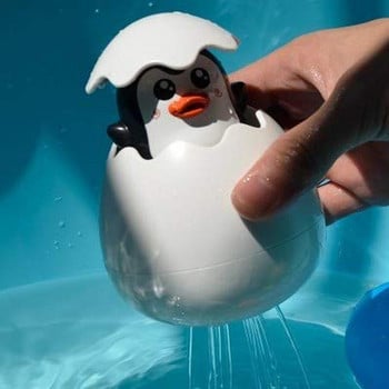 Παιδικά παιχνίδια μπάνιου Baby Cute Duck Penguin Egg Water Spray Sprankler Μπάνιο Παιχνίδια ψεκασμού Παραλία Ντους για κολύμπι για νήπια Παιχνίδια Δώρο