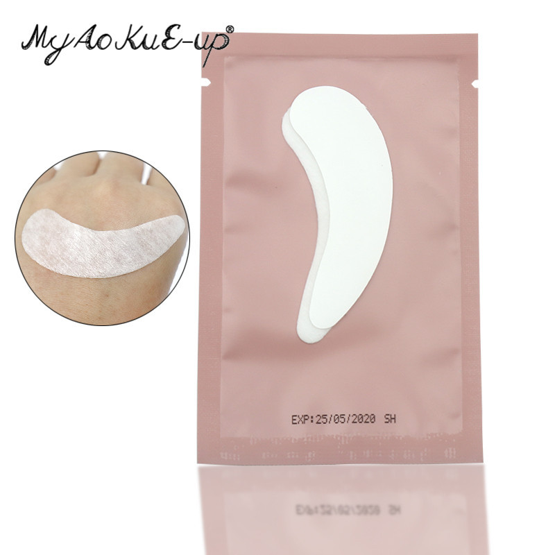 50 porų vienkartinis hidrogelinis blakstienų pleistras gelis akių pagalvėlė Blakstienų pakėlimas popierius Lipdukai Blakstienų priauginimo reikmenys Makiažo įrankiai