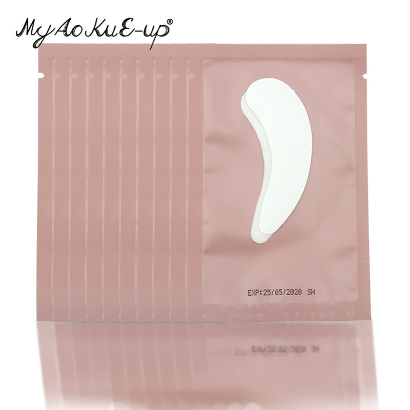 50 porų vienkartinis hidrogelinis blakstienų pleistras gelis akių pagalvėlė Blakstienų pakėlimas popierius Lipdukai Blakstienų priauginimo reikmenys Makiažo įrankiai