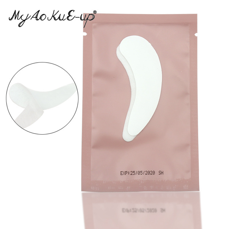 50 porų vienkartinis hidrogelinis blakstienų pleistras gelis akių pagalvėlė Blakstienų pakėlimas popierius Lipdukai Blakstienų priauginimo reikmenys Makiažo įrankiai