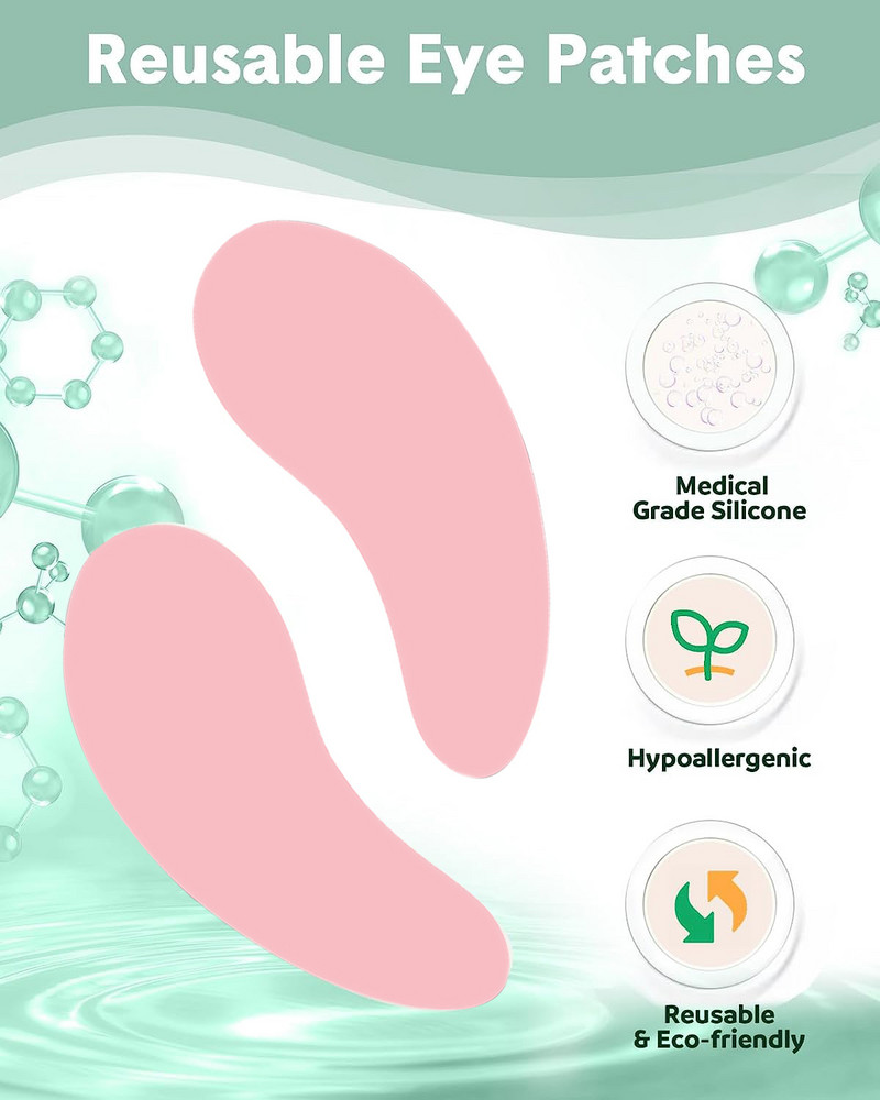 Daugkartinio naudojimo paakių pagalvėlės Silikoninės juostelės Lash Lift blakstienų priauginimo reikmenys Hidrogelio pleistrai po akimis gelio pleistras Makiažo priemonės