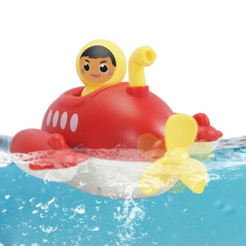 Бебешки играчки за баня Подводница Навиваща се играчка Кораб с часовников механизъм Лодка Детски водни играчки Плувен басейн Плажна игра Малко момче Играчки Детски подарък