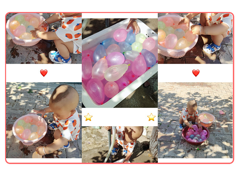 500 kom/lot balon s vodenim bombama Nevjerojatna dječja vodena ratna igra Ljeto na otvorenom Plaža Dječja zabava s igračkama