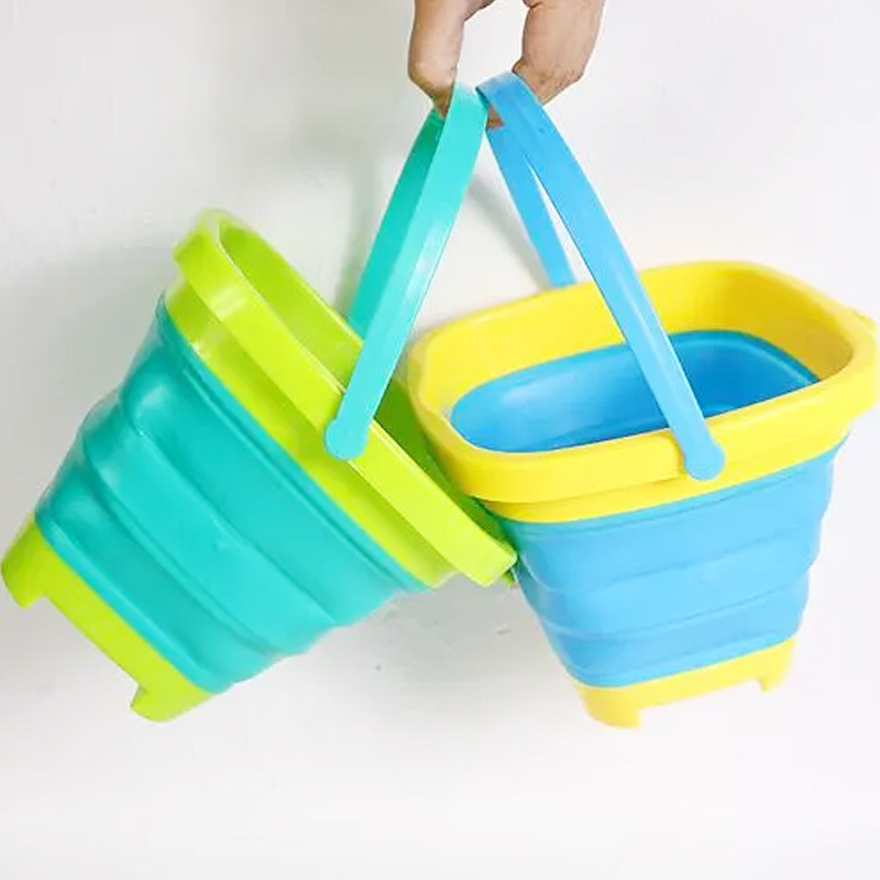 Bērnu pludmales rotaļlietas Bērni spēlē ūdens rotaļlietas Salokāms pārnēsājams smilšu spainis vasaras āra rotaļlieta pludmales rotaļlieta smilšu ūdens spēle bērniem