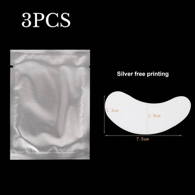 1/3 poros blakstienų pagalvėlės formos akių blakstienų gelio pleistrai po akimis.