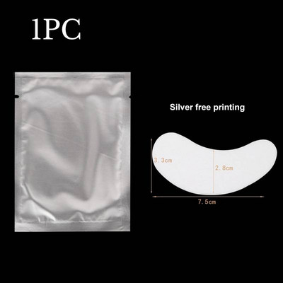 1/3 poros blakstienų pagalvėlės formos akių blakstienų gelio pleistrai po akimis.