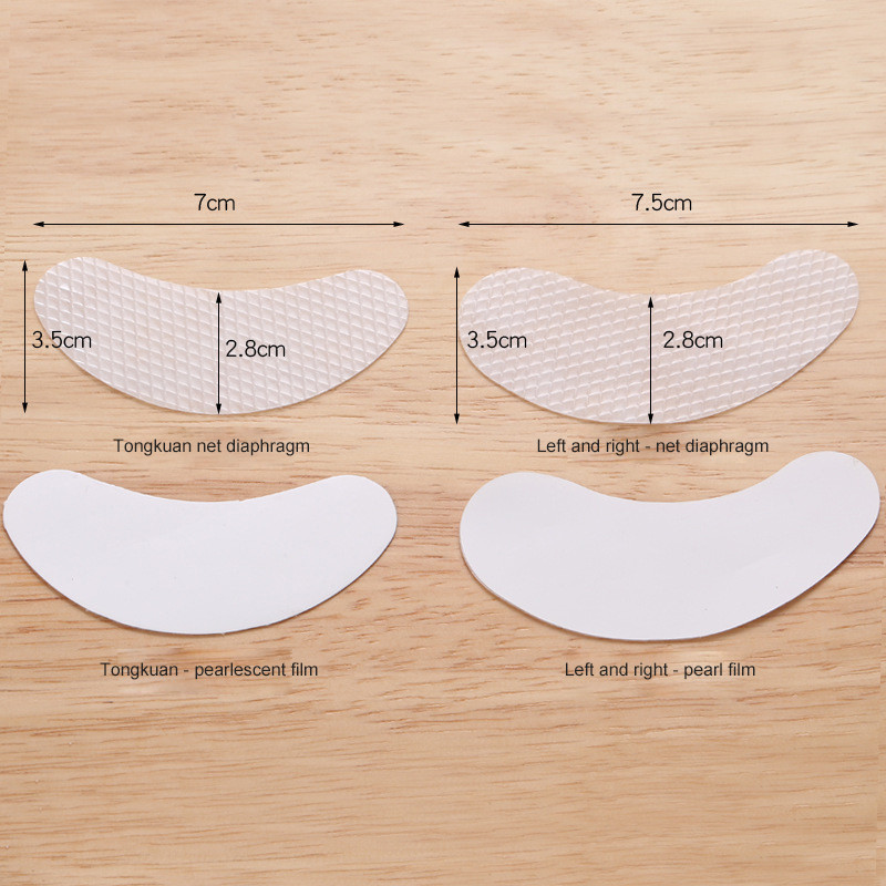 1/3 poros blakstienų pagalvėlės formos akių blakstienų gelio pleistrai po akimis.