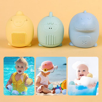 1 комплект бебешки играчки за баня, къпане, сладък динозавър, плувен басейн, плаж, класическа водна играчка за деца, водни играчки