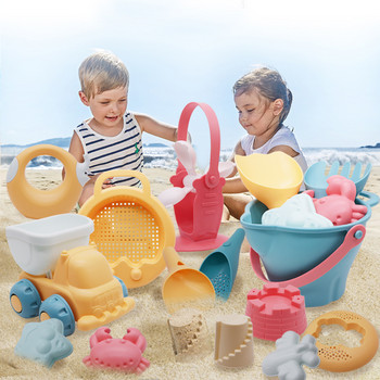 Παιχνίδια παραλίας για παιδιά 5-17 τεμ. Baby Game Beach Παιχνίδια Παιδικά Σετ Sandbox Kit Καλοκαιρινά παιχνίδια για παραλία Παίξτε Sand Water Game Καλάθι παιχνιδιού