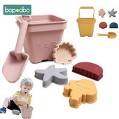 6Pcs/Set Silikonska igračka za senzornu kantu za plažu Životinjski model Pješčana plaža za djecu Interaktivne igračke za roditelje na plaži za igru s vodom za djecu