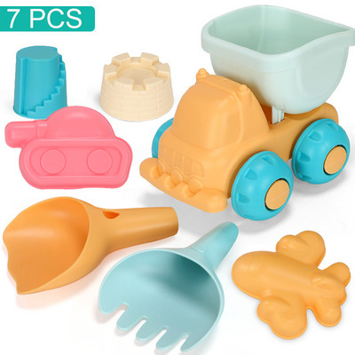 Baby Beach Rotaļlietas Bērni Vasaras Pludmales Spēles Rotaļlietas Bērniem Smilšu kastes Komplekts Rotaļlietas Rotaļlietas Pludmales Spēles Smilšu Vannas istabas Ūdens Spēles Spēļu grozs
