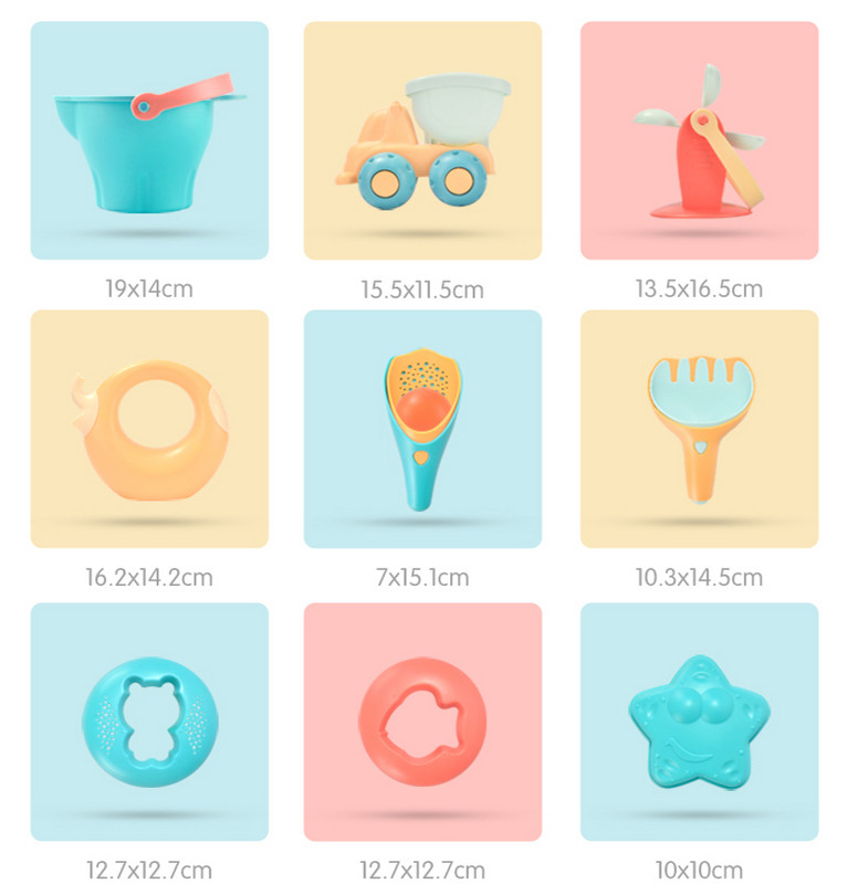 Baby Beach Rotaļlietas Bērni Vasaras Pludmales Spēles Rotaļlietas Bērniem Smilšu kastes Komplekts Rotaļlietas Rotaļlietas Pludmales Spēles Smilšu Vannas istabas Ūdens Spēles Spēļu grozs