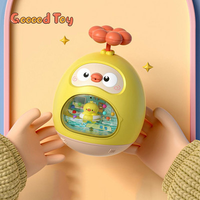 Baby Bath Toy Amphibious Cute Chicken Fun Spray Water Tumbler Παιχνίδι Μπανιέρα νερού Πισίνα Παραλία Παιδικά Παιχνίδια 12 μηνών Μπάνιο μπάνιου