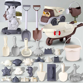 Nova dječja igraonica u boji Morandi, zabavne igračke za plažu Šareni set za plažu, set alata za igranje u vodi i kopanje pijeska na otvorenom